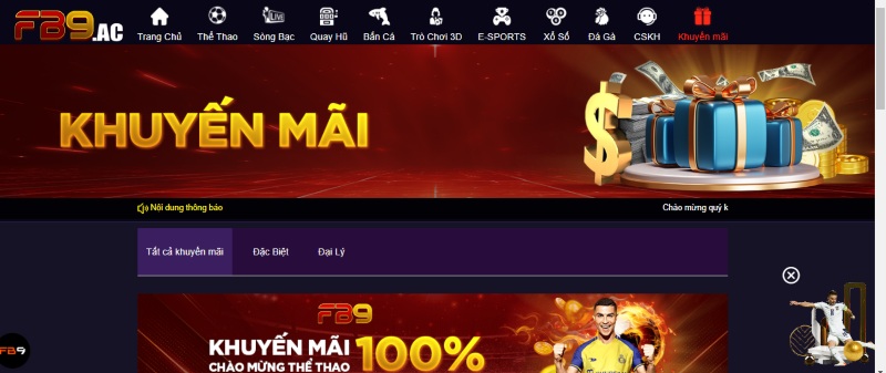 Nhà cái sở hữu lượng bet thủ cực kỳ lớn